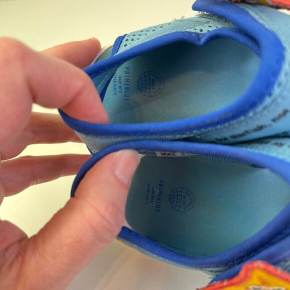 Adidas Superstar 360 Primeblue Backstrap Sandals Size 9.5K Toddler Starfish Blue - Picture 7 of 10